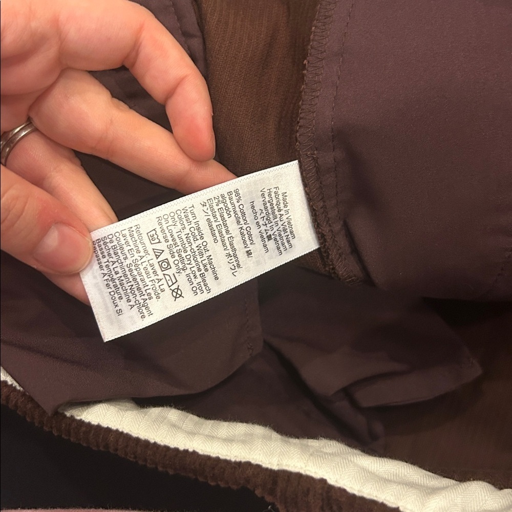 J Crew Wide-leg trouser in stretch corduroy - Picture 5 of 7